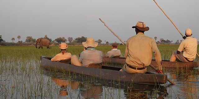 Botzwana Safari Canoe